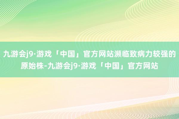 九游会j9·游戏「中国」官方网站濒临致病力较强的原始株-九游会j9·游戏「中国」官方网站