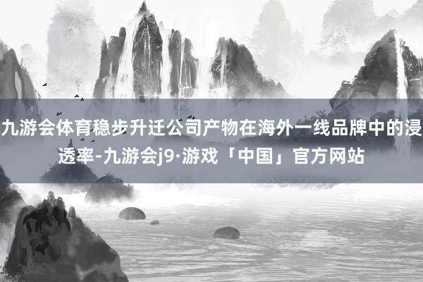 九游会体育稳步升迁公司产物在海外一线品牌中的浸透率-九游会j9·游戏「中国」官方网站
