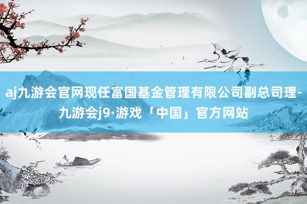 aj九游会官网现任富国基金管理有限公司副总司理-九游会j9·游戏「中国」官方网站